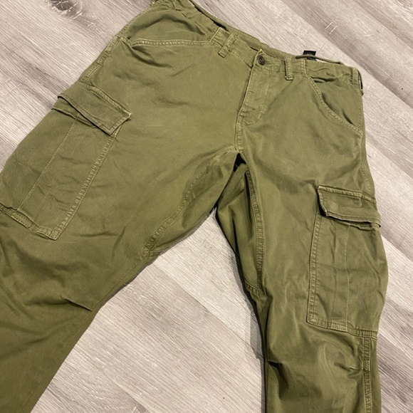 Khaki green cargo pants - Picture 3 of 3